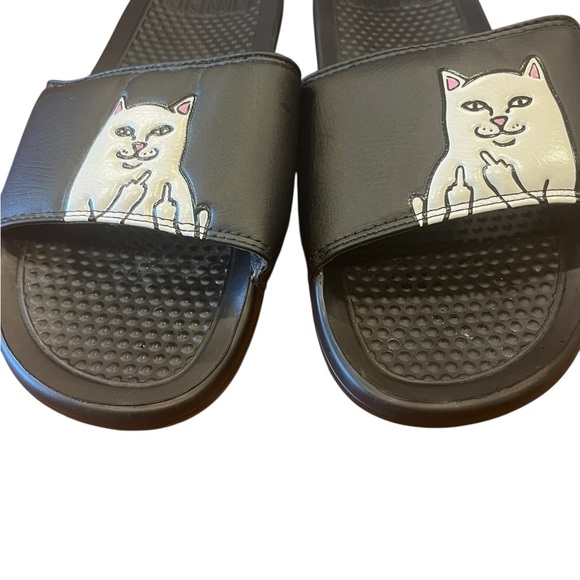 RIPNDIP Black Lord Nermal Slides - Picture 2 of 5